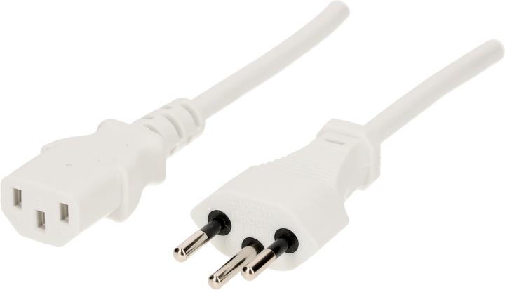 Actual product image Max Hauri TD appliance cable H05VV-F3G0.75 type 12 / C13 (2 m)