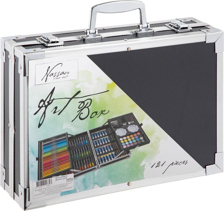 Actual product image Art Sensations Nassau Luxury Art Set Creative in metal case