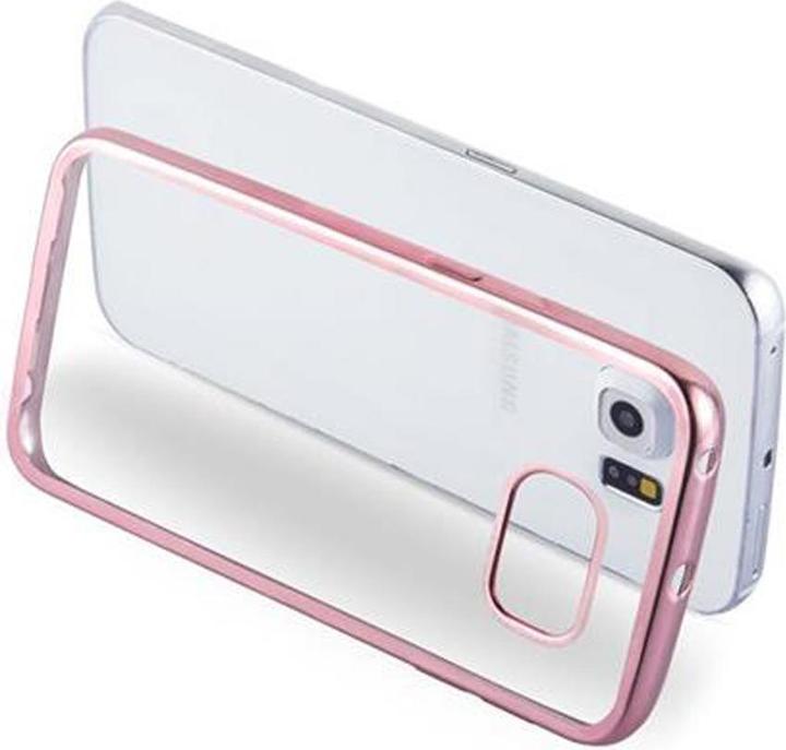 Actual product image Cadorabo TPU Cover Ultra Slim Chrome for Samsung Galaxy S6 EDGE (Samsung Galaxy S6 Edge)