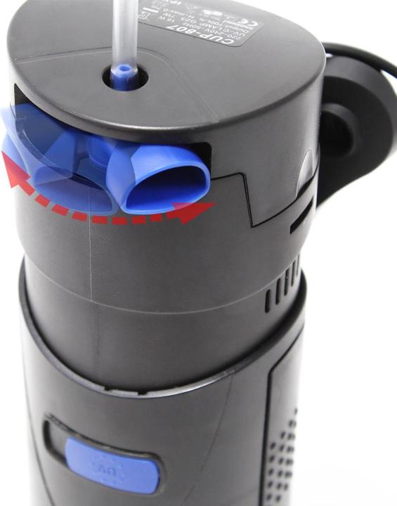 Produktbild SunSun CUP-807 Aquarium Innenfilter 700l/h Aquarium Pumpe UVC Klärer Sauerstoff (500 l, Innenfilter, Süsswasser, Salzwasser)