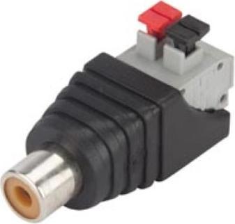 Actual product image Velleman CINCH SOCKET TO 2-PIN SPRING CLAMP - 5 pcs.