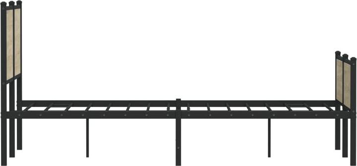 Actual product image VidaXL Bed frame with headboard and footboard 120 x 190cm (120 x 190 cm)