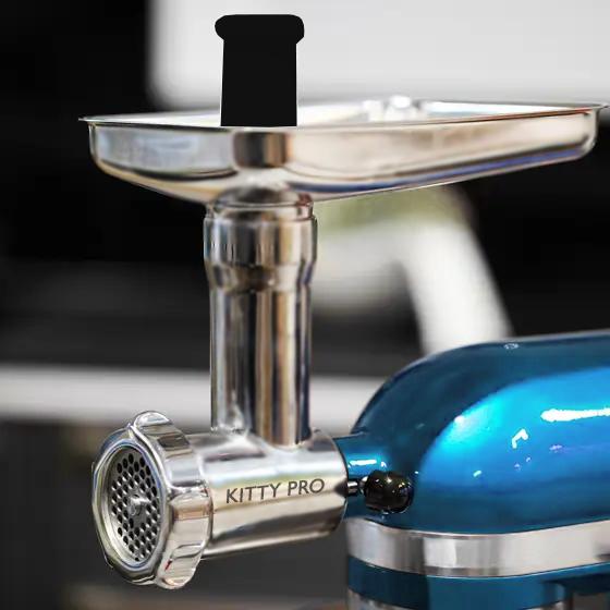 Immagine prodotto Kitty Professional Tritacarne professionale "Shredder" - Tritacarne in acciaio inox con perforazione...