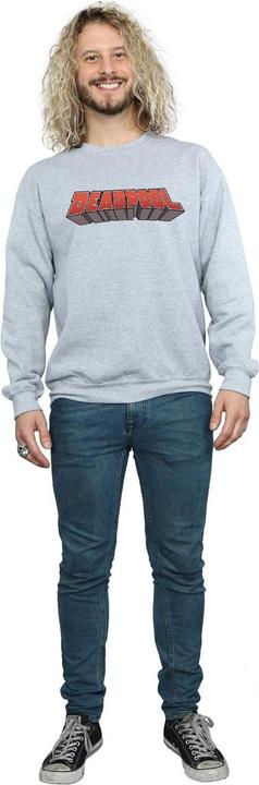Produktbild Deadpool Text Logo Sweatshirt (S)