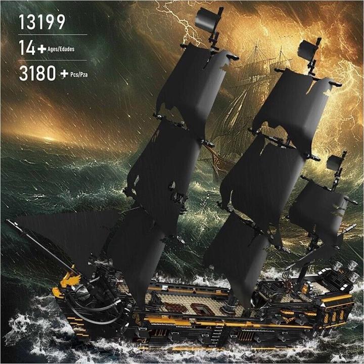 Actual product image Mould King Pirate ship