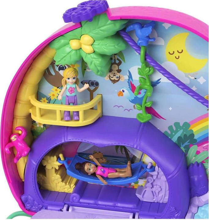 Actual product image Polly Pocket Sloth Family 2-in-1 Purse Compact