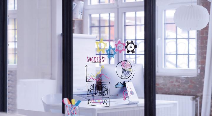 Actual product image Edding Glassboard marker set (Orange, Pink, Black, Light blue, 3 mm, 4 x)