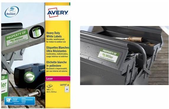 Produktbild Avery Dennison Etiketten