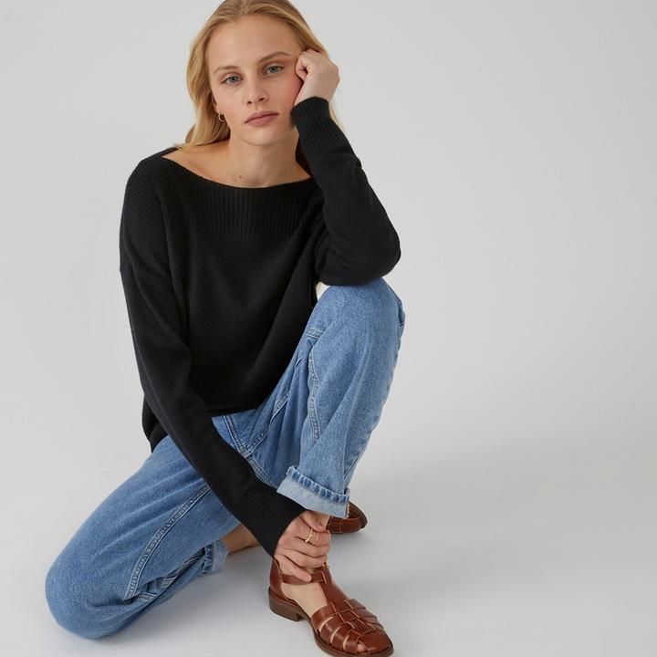 Produktbild La Redoute Collections Pullover mit U-Boot-Ausschnitt (XL)