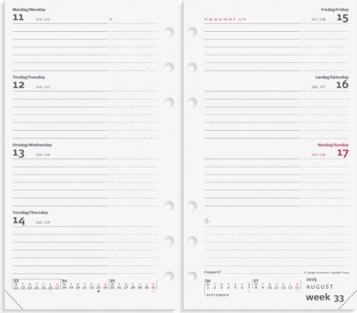Image du produit Mayland-Burde System PP International ugekalender tvrf. REFILL 2025