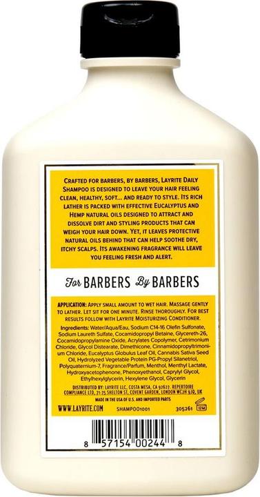 Produktbild Layrite Daily Shampoo 300ml (300 ml, Flüssiges Shampoo)