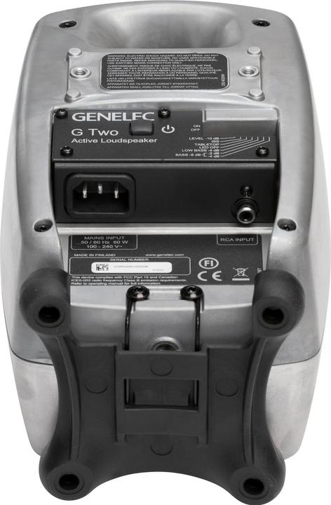 Produktbild Genelec Studiomonitor G Two – 50 Watt, Aluminium Raw (Aktiv, 1 Stk.)