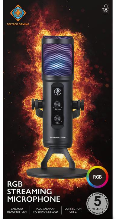 Produktbild Deltaco Gaming RGB Microphone