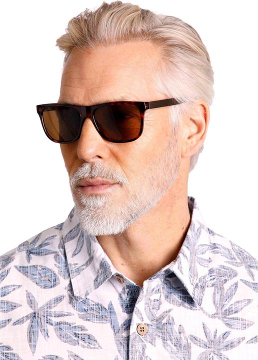 Produktbild Weird Fish Rechteckig Sonnenbrille Charlton Metall Kupfer