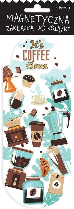 Image du produit Ovales magnetisches Lesezeichen „Kaffee“.
