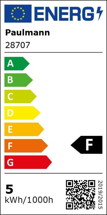 Energie-Label Paulmann Kerze (E14, 4.70 W, 450 lm, 1 x, F)
