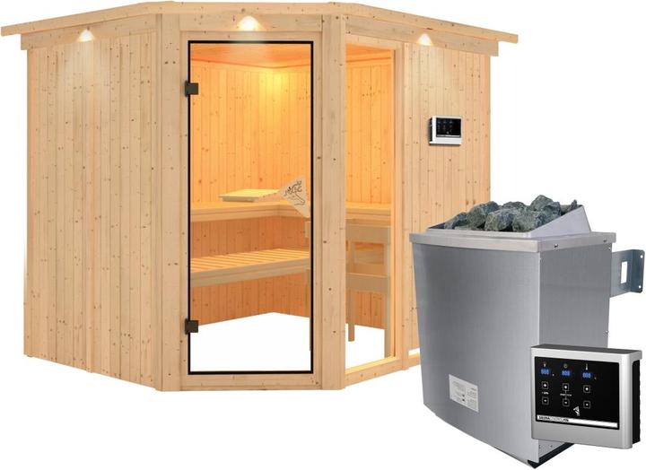 Produktbild Karibu Fiona 3 mit Dachkranz (9 KW externe Steuerung)
