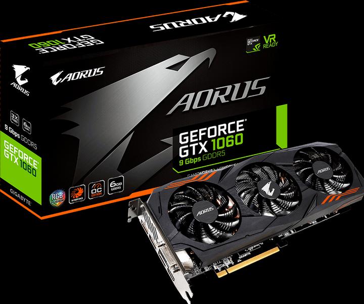 Produktbild Gigabyte GeForce GTX 1060 Aorus (6 GB)