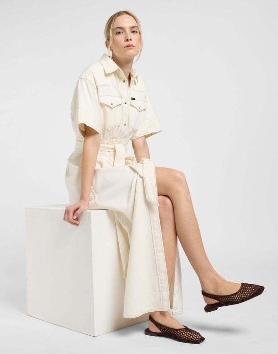 Actual product image Lee Maxikleid Ss Maxi Western Dress (XS)