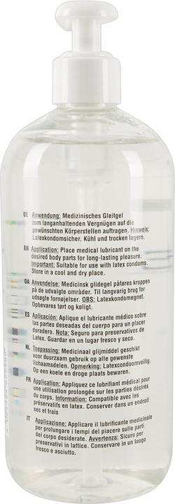 Nutritional values and ingredients Just Glide Waterbased (500 ml)