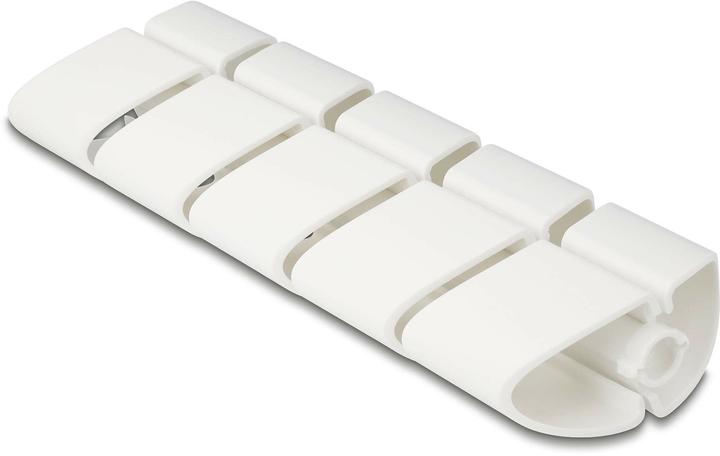 Image du produit Delock Elément de fixation pour chemin de câbles 75 x 45 mm 5 pièces blanc (Conduit, 7.50 cm)