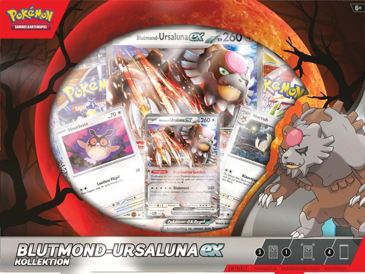 Actual product image Pokémon Blood Moon Ursaluna-ex Collection (German, Box Set & Collection)