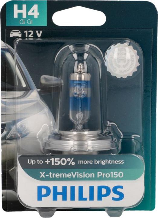 Image du produit Philips Ampoule halogène pour phare H4 X treme Pro150 (H4)