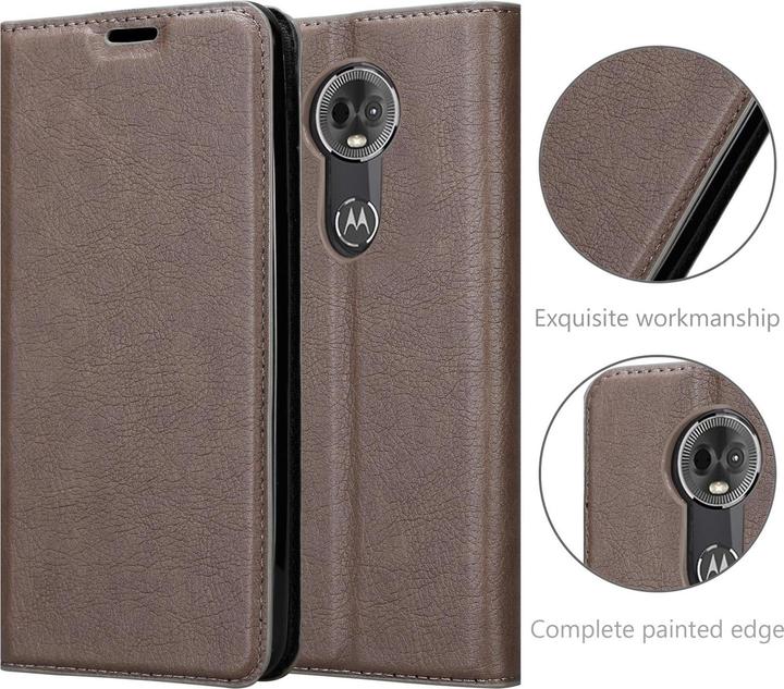 Produktbild Cadorabo Book Invisible Magnet Cover (Motorola Moto E5 Plus)