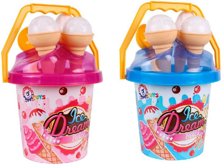 Technok Sun Fun Bucket Set Ice Dream, 9 pcs.