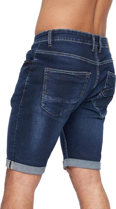 Actual product image Crosshatch Mens Tonwin Denim Embossed Shorts (34)