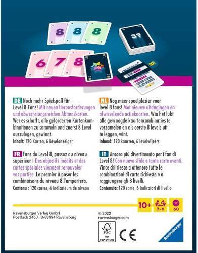 Actual product image Ravensburger Level 8 Master Card Game (Italian, German, Dutch, French)