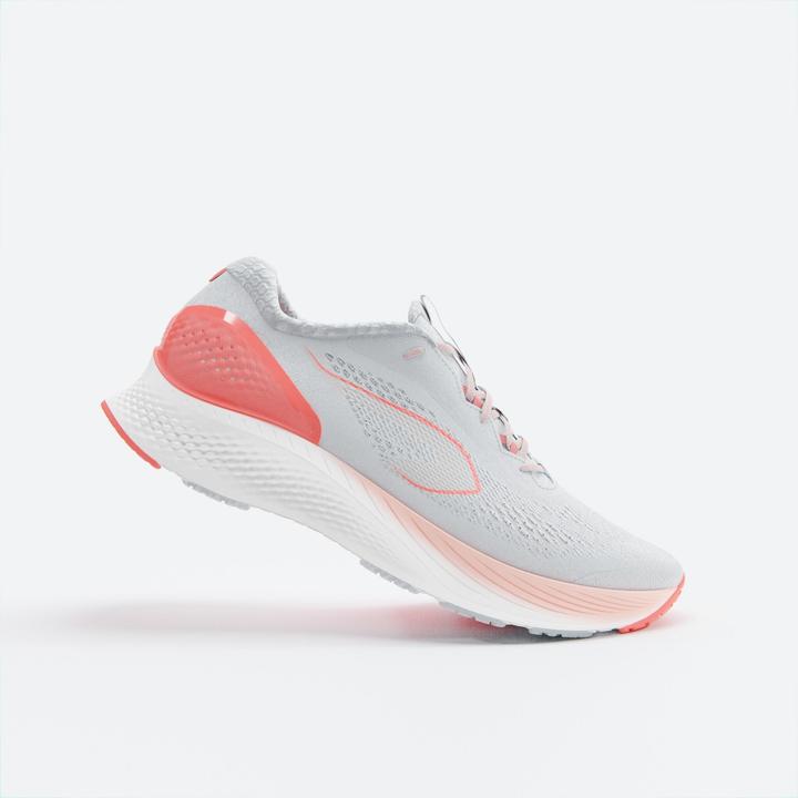 Kiprun Laufschuhe Damen - KS500 2 grau/koralle