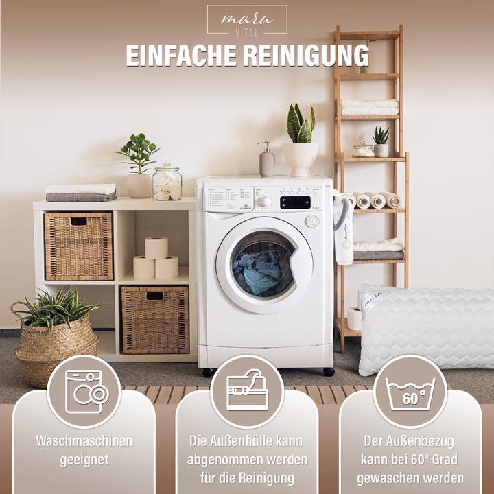 Image du produit Mara Vital Oreiller en laine vierge (65 x 65 cm)