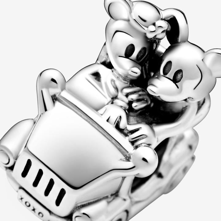 Image du produit Pandora Charme de voiture ancienne Disney Mickey & Minnie (Argent)