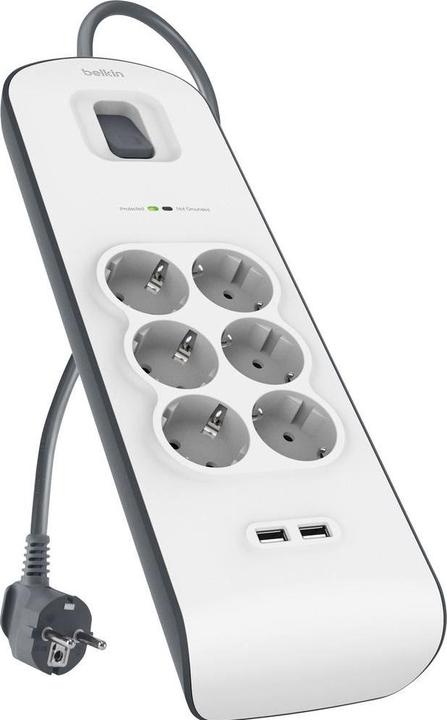 Belkin SURGE PLUS 2.4 A (6 x, CEE 7/3, 2 m)