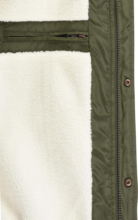 Actual product image Blend Frederico Men's Winter Jacket Outdoor Jacket With Teddy Fleece With Hood (XL)