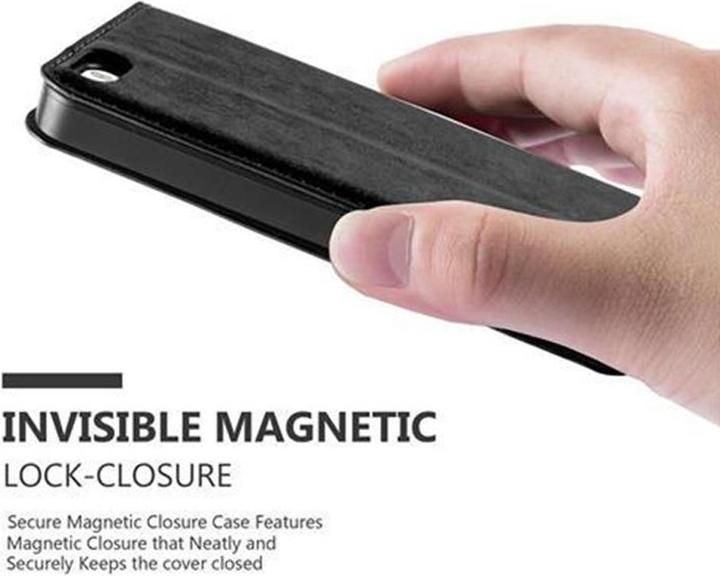 Productafbeelding Cadorabo Boek Onzichtbare Magneethoes (Apple iPhone 5)