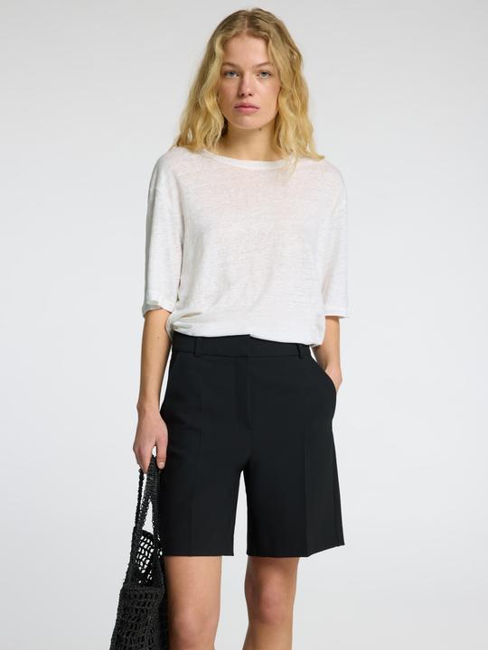 Actual product image Selected Femme Linen T-Shirt (M)