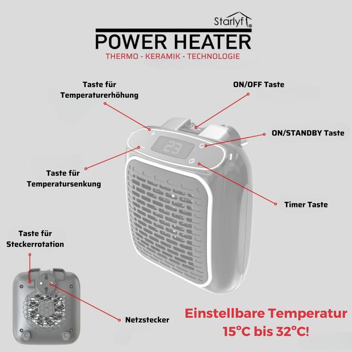 Image du produit Starlyf Power Heater (800 W)