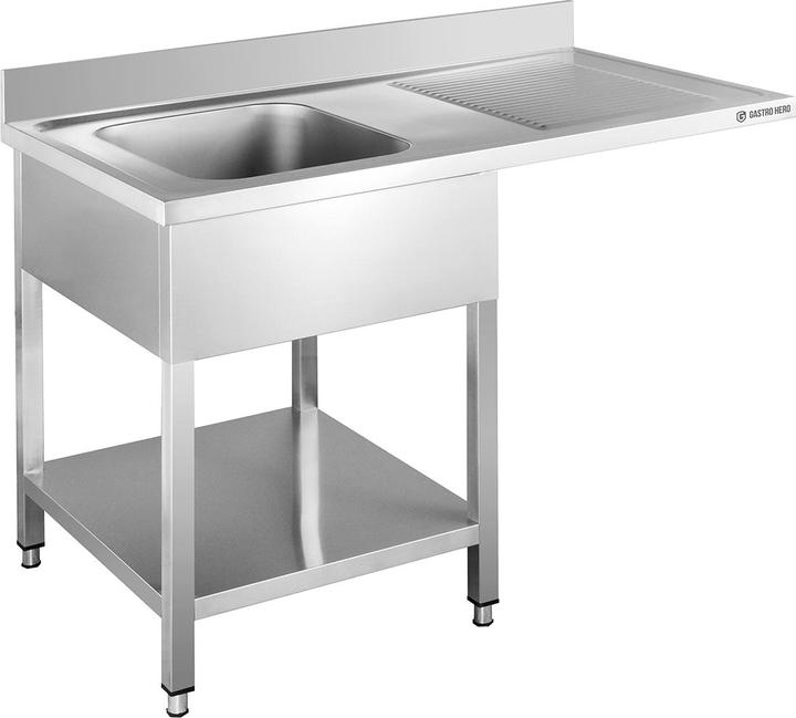 Produktbild Gastro Hero Spülzentrum Basic mit Becken links (Spülbecken Zubehör, 70 cm, 120 cm)