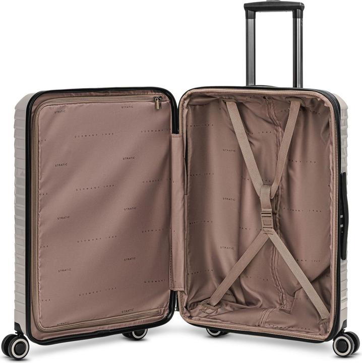 Produktbild Stratic Shine 4 Rollen Kofferset 3-teilig mit Dehnfalte (193 l, XL (ab 115l))