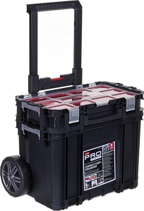 Keter Connect tool trolley and assortment box