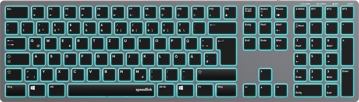 Actual product image Speedlink Keyboard LEVIA Illuminated Rechargeable, Bluetooth retail (DE, Wireless)