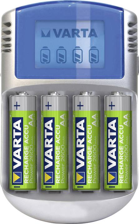 Produktbild Varta LCD Charger (1 Stk., AA, 2600 mAh, Ladegerät inkl. Akku)