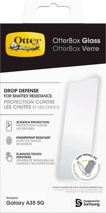 Actual product image OtterBox Screen Protector Glass (1 Piece, Samsung Galaxy A35)