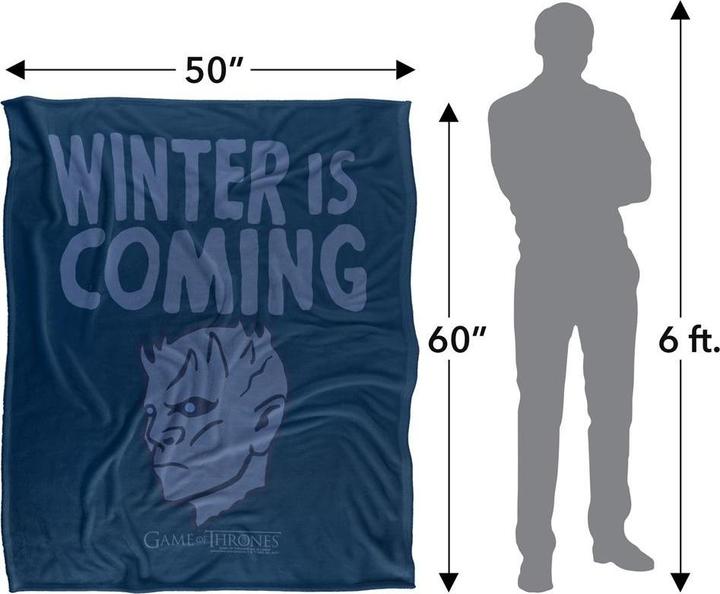Produktbild Game of Thrones Decke Winter Is Coming (152 x 127 cm)