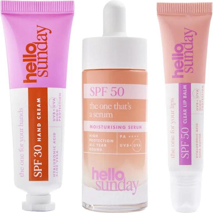 Produktbild Hello sunday The Everyday Essentials Bestsellers Kit (Gesichtspflege set)