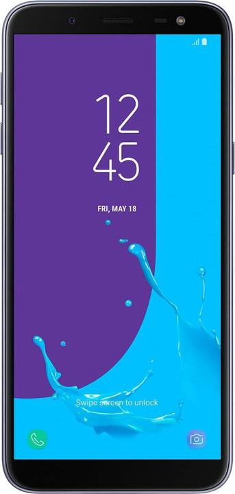 Produktbild Samsung Galaxy J6 EU (32 GB, Lavender, 5.60", Dual SIM + SD, 13 Mpx, 4G)