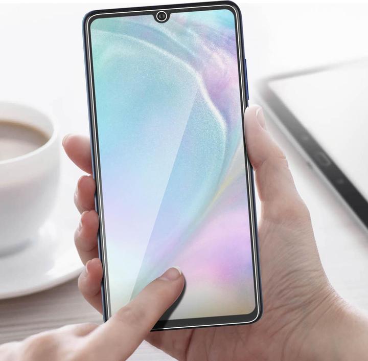 Actual product image Avizar Crystal clear film, glass screen protector (1 Piece, Huawei P30)