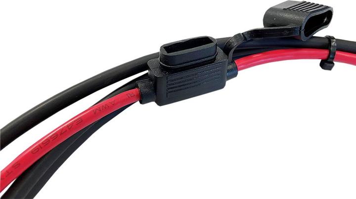 Produktbild Offgridtec 2,5m Batterieverbindungskabel 6mm² inkl. Flachsicherungshalter, Sicherung und Batteriepolklemmen